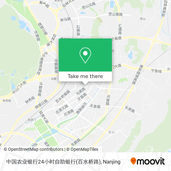 中国农业银行24小时自助银行(百水桥路) map