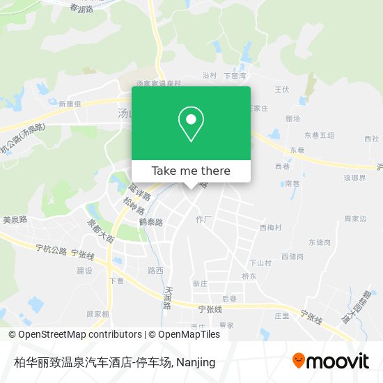 柏华丽致温泉汽车酒店-停车场 map