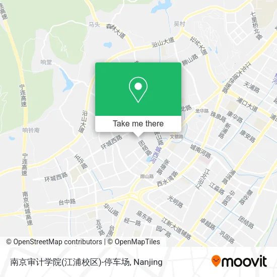 南京审计学院(江浦校区)-停车场 map