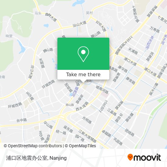 浦口区地震办公室 map