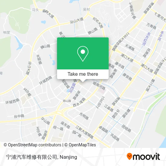 宁浦汽车维修有限公司 map