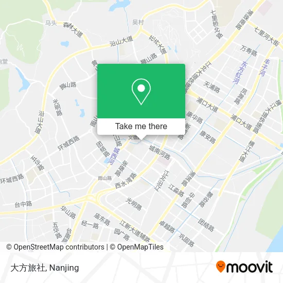 大方旅社 map