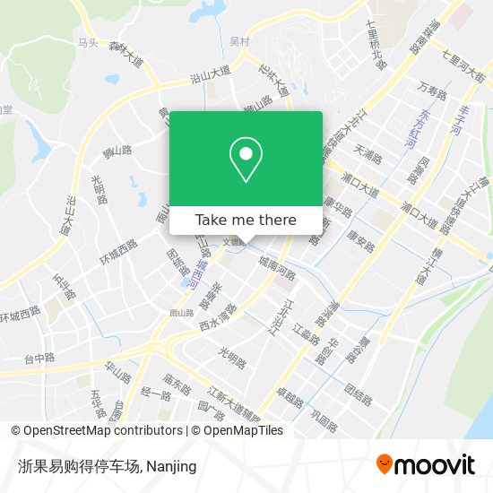 浙果易购得停车场 map