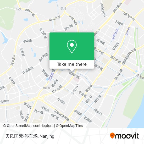 天凤国际-停车场 map