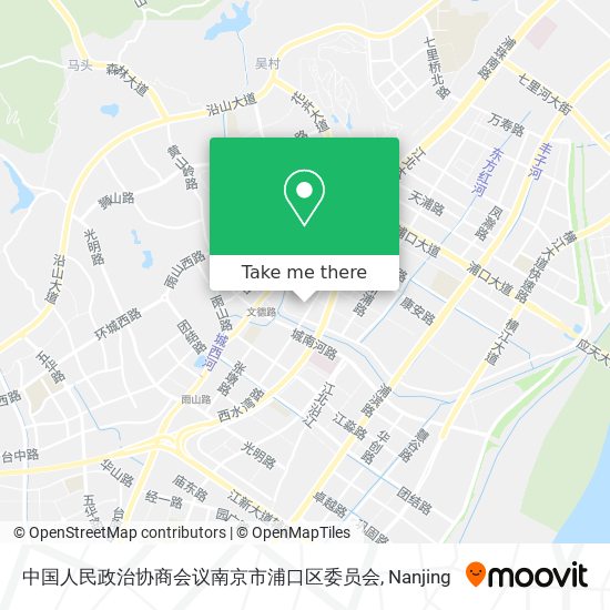 中国人民政治协商会议南京市浦口区委员会 map