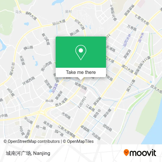 城南河广场 map