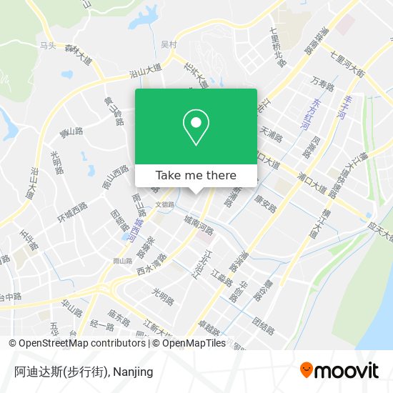 阿迪达斯(步行街) map