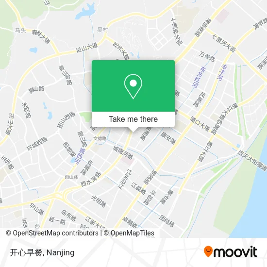 开心早餐 map