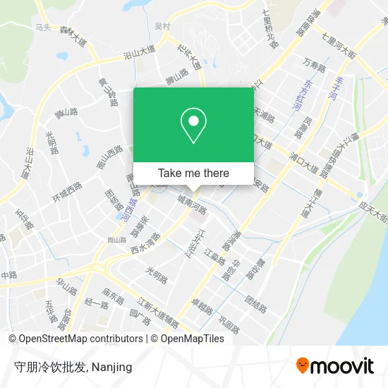守朋冷饮批发 map