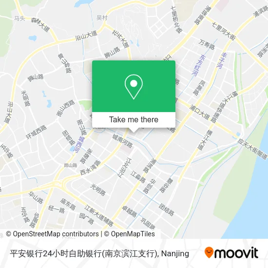 平安银行24小时自助银行(南京滨江支行) map