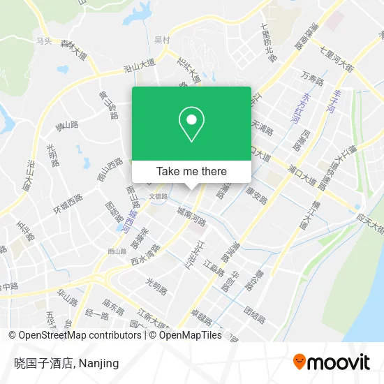 晓国子酒店 map