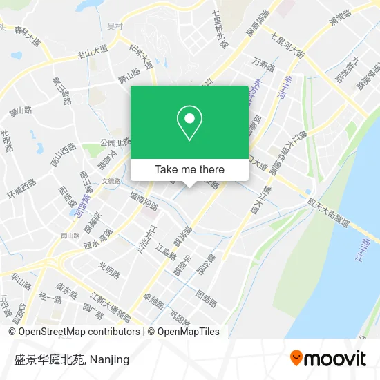 盛景华庭北苑 map