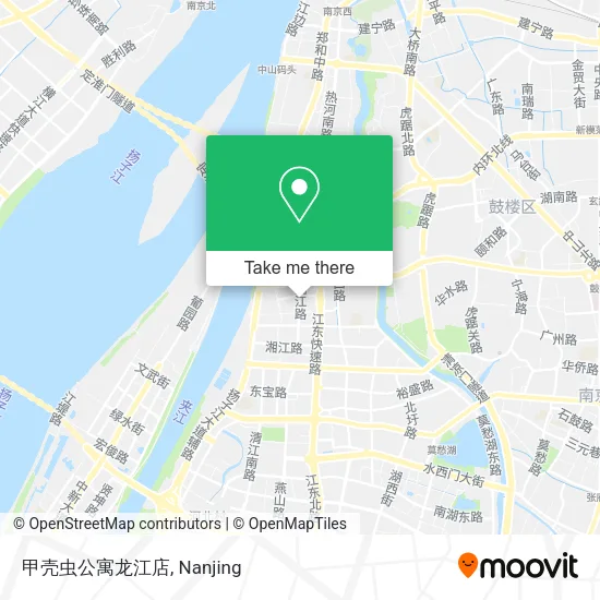 甲壳虫公寓龙江店 map