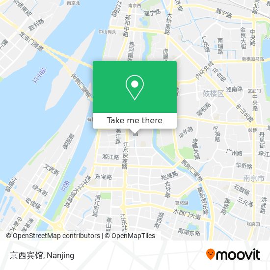 京西宾馆 map