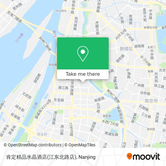 肯定精品水晶酒店(江东北路店) map