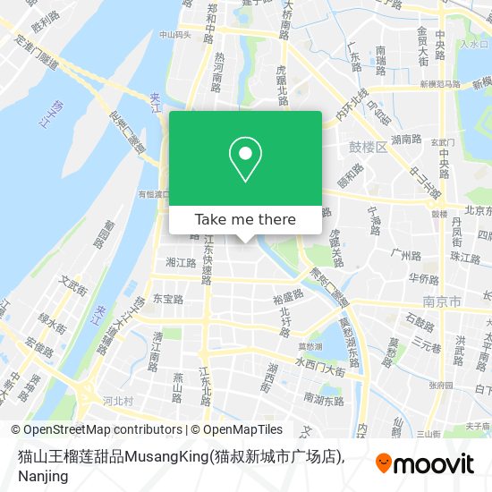 猫山王榴莲甜品MusangKing(猫叔新城市广场店) map