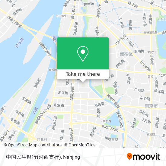 中国民生银行(河西支行) map