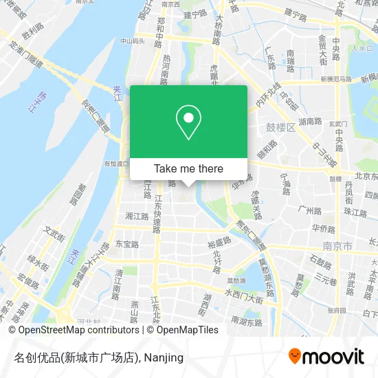 名创优品(新城市广场店) map