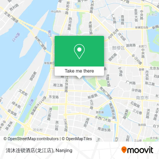 清沐连锁酒店(龙江店) map