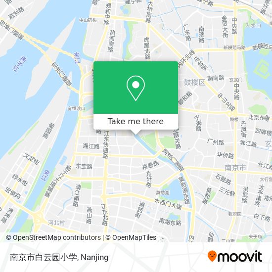 南京市白云园小学 map