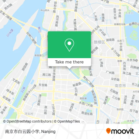 南京市白云园小学 map