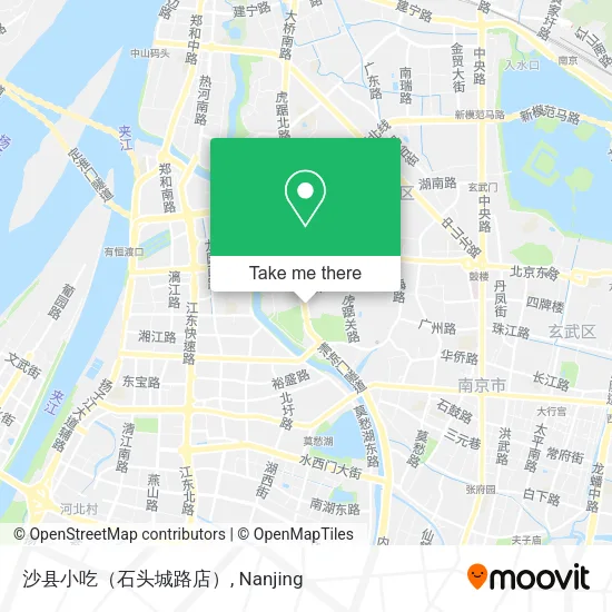 沙县小吃（石头城路店） map
