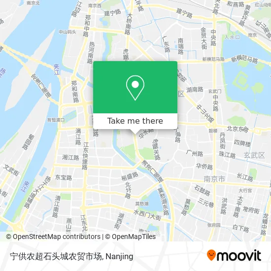 宁供农超石头城农贸市场 map