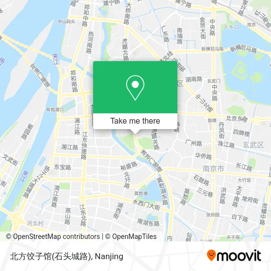 北方饺子馆(石头城路) map