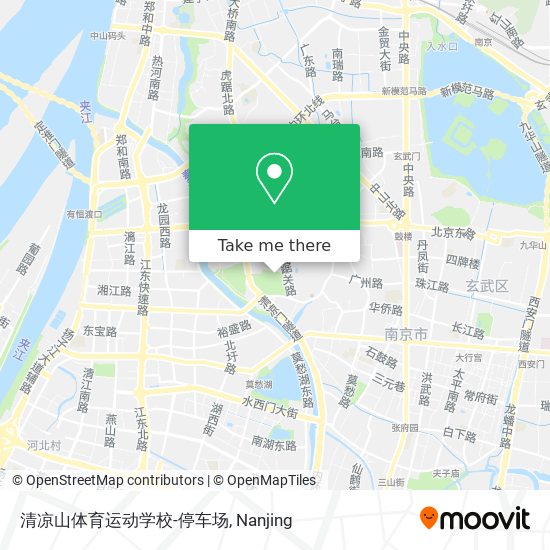 清凉山体育运动学校-停车场 map
