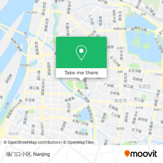 场门口小区 map