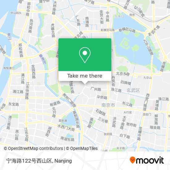 How To Get To 宁海路122号西山区in 鼓楼区by Bus Or Metro