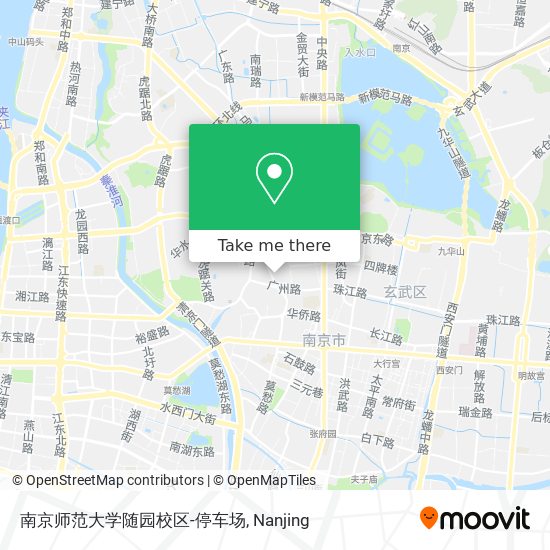 南京师范大学随园校区-停车场 map