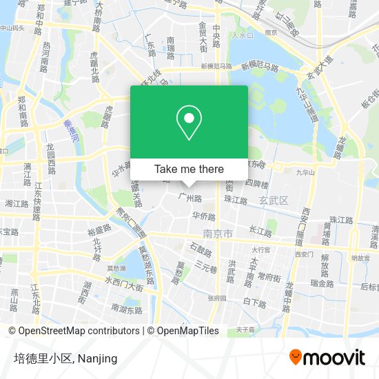 培德里小区 map