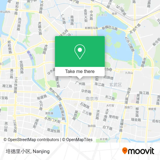 培德里小区 map