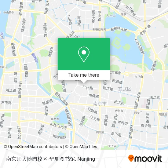 南京师大随园校区-华夏图书馆 map