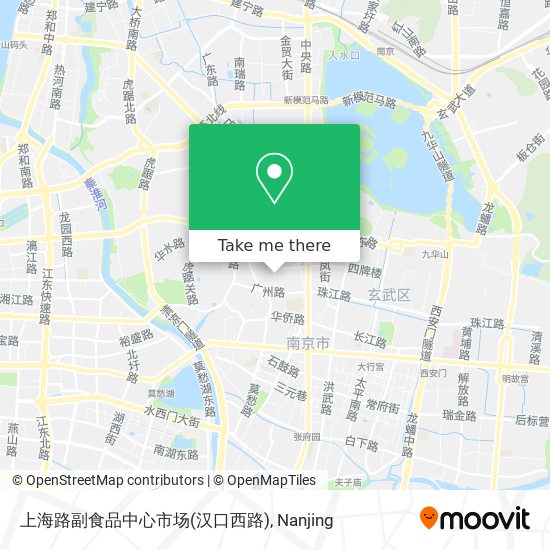 上海路副食品中心市场(汉口西路) map