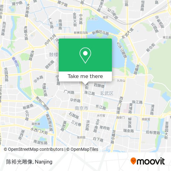 陈裕光雕像 map