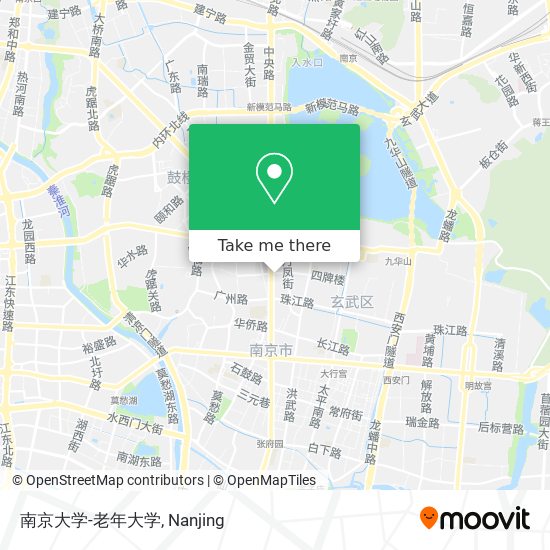 南京大学-老年大学 map