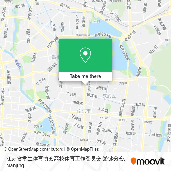 江苏省学生体育协会高校体育工作委员会-游泳分会 map