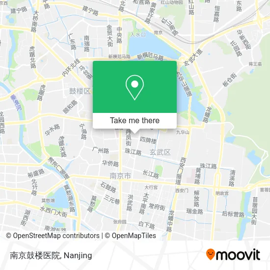 南京鼓楼医院 map