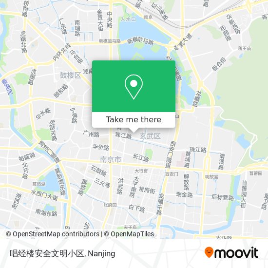 唱经楼安全文明小区 map