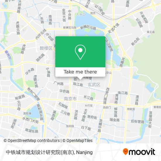 中铁城市规划设计研究院(南京) map