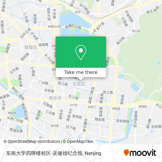 东南大学四牌楼校区-吴健雄纪念馆 map
