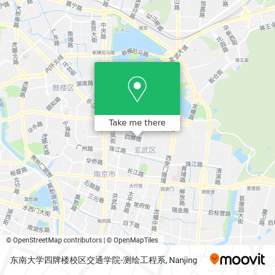 东南大学四牌楼校区交通学院-测绘工程系 map
