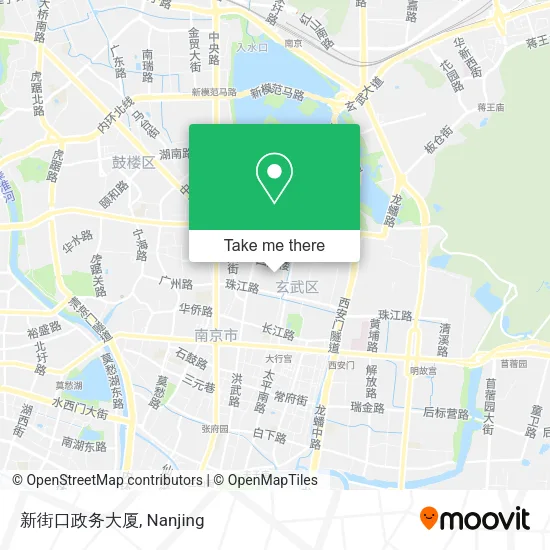新街口政务大厦 map