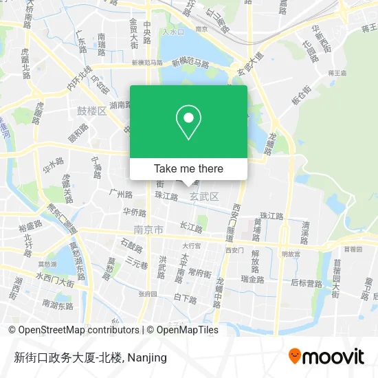 新街口政务大厦-北楼 map