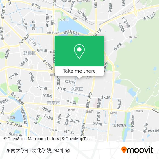 东南大学-自动化学院 map