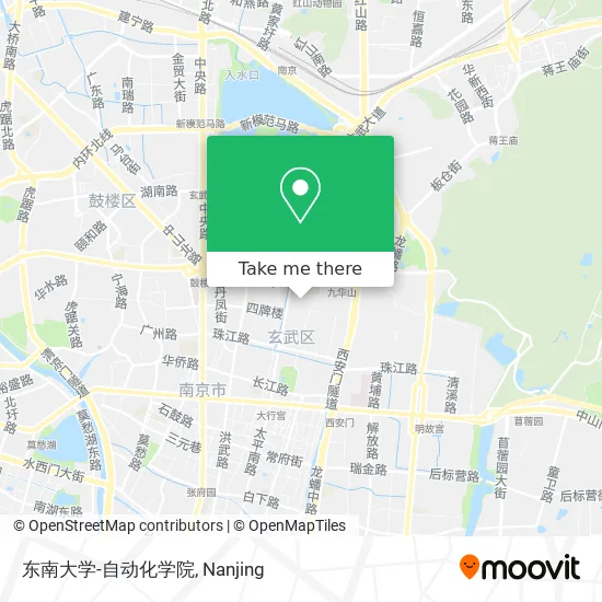 东南大学-自动化学院 map