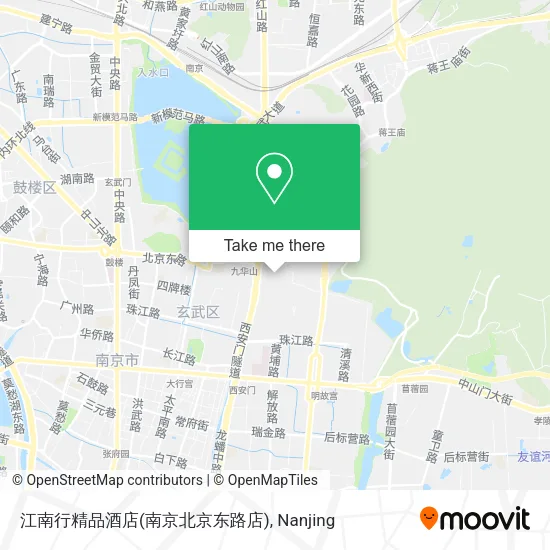 江南行精品酒店(南京北京东路店) map