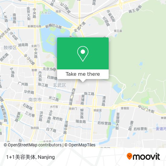 1+1美容美体 map